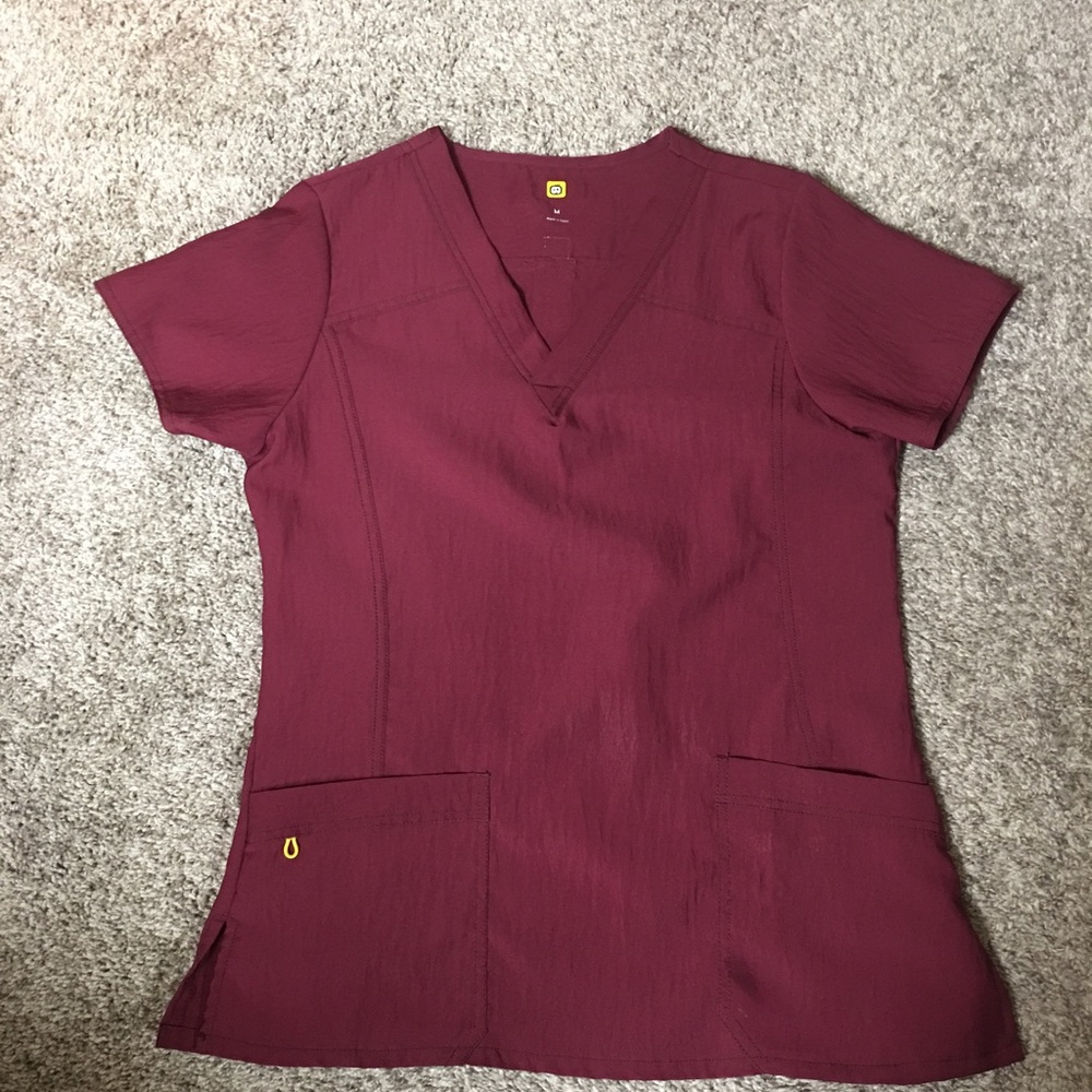 WonderWink scrub top sz medium